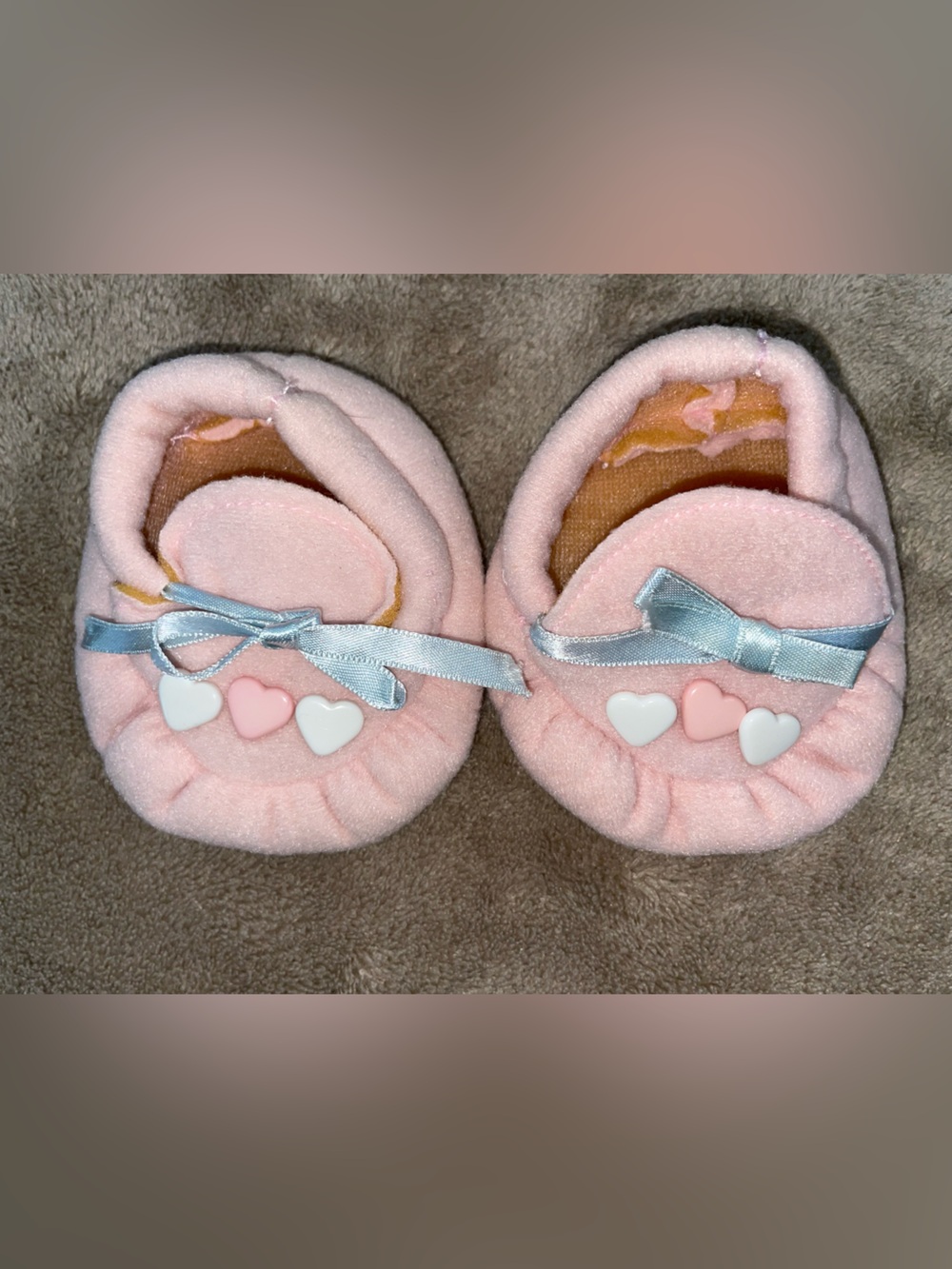 Vintage Pink Cabbage Patch Slippers/Booties